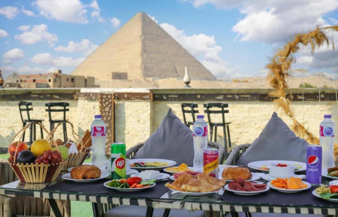 Thoth Pyramids Inn Kafret el-Gabal エクステリア 写真